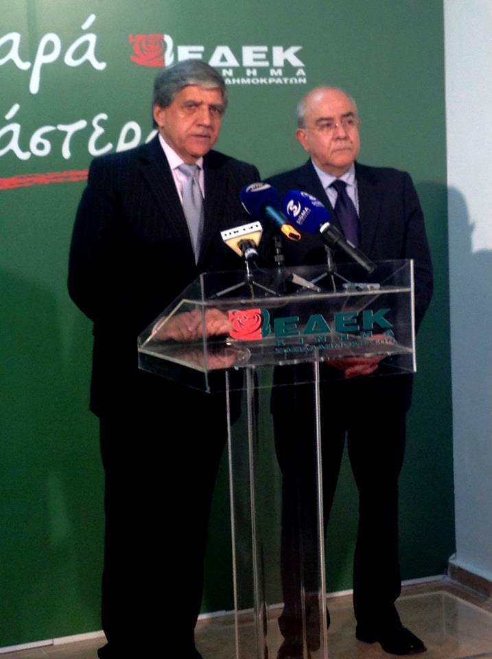 SI VP Mario Nalbandian and the President of the Cyprus House of Representatives Yiannakis Omirou